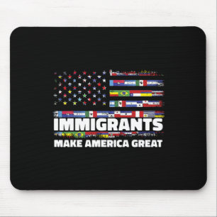 Alfombrilla De Ratón Inmigrantes Hacen Grande a América Inmigrantes Méx