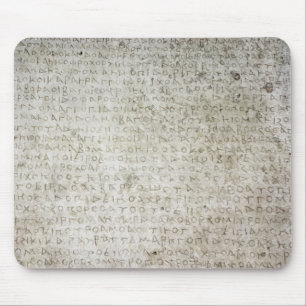 Alfombrilla De Ratón Inscripción en la lengua de Kushana escrita