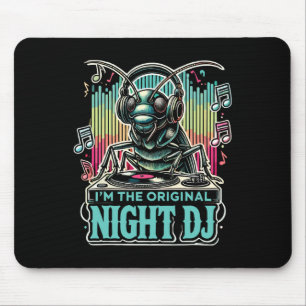 Alfombrilla De Ratón Insecto Grillo Soy El Dj Nocturno Original