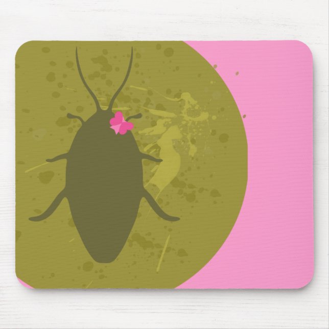 Alfombrilla De Ratón Insecto lindo Mousepad (Frente)