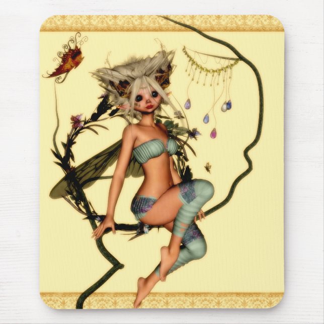Alfombrilla De Ratón Insecto-UNO-Estirones Lindiwe- Mousepad (Frente)