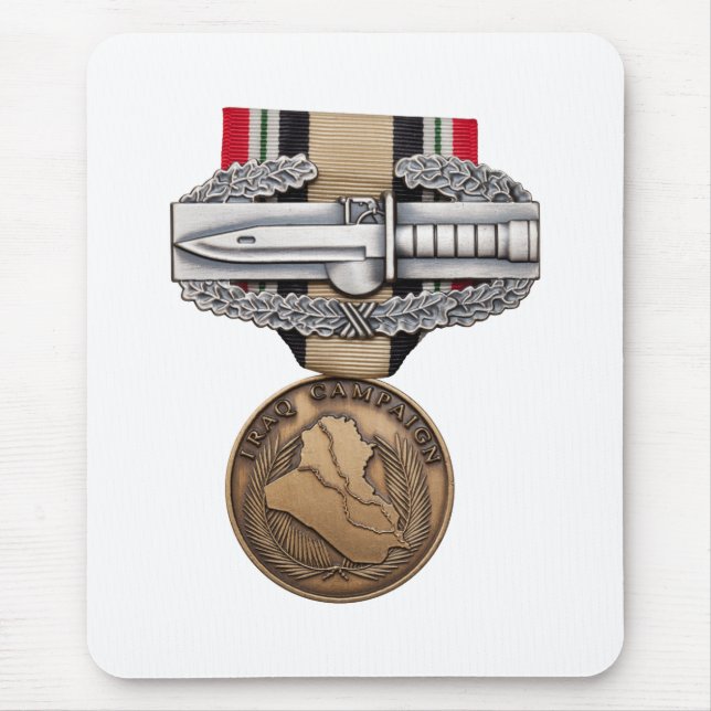 Alfombrilla De Ratón Insignia de la acción del combate de OIF (Frente)