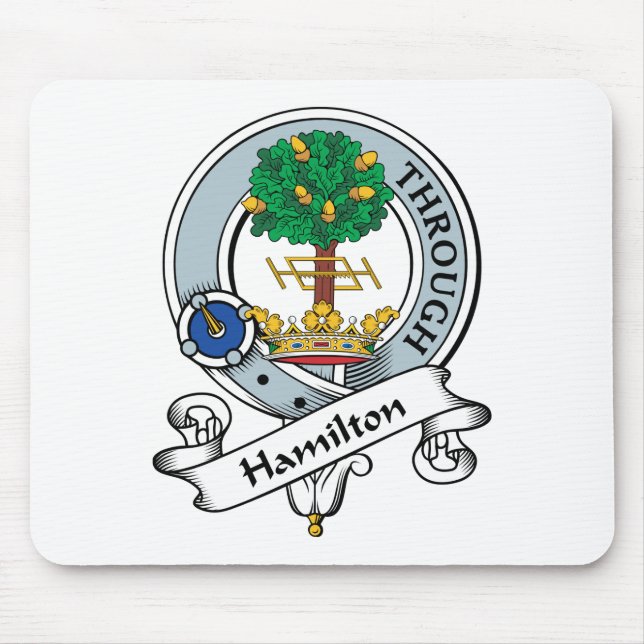 Alfombrilla De Ratón Insignia del clan de Hamilton (Frente)