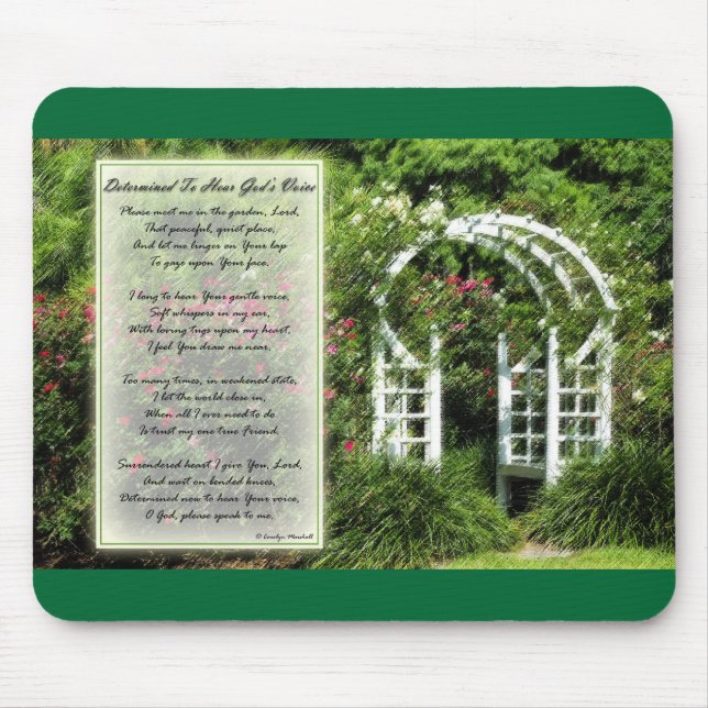 Alfombrilla De Ratón Inspiración cristiana Mousepad (Frente)