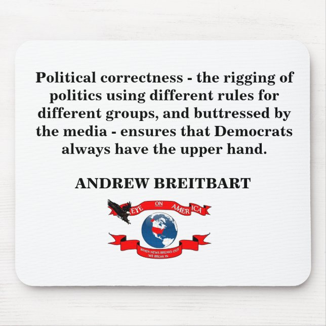 Alfombrilla De Ratón Inspiración de Breitbart (Frente)