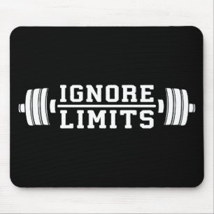 Alfombrilla De Ratón Inspiración de entrenamiento - Ignorar límites - M