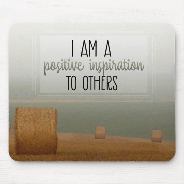 Alfombrilla De Ratón Inspiración positiva a otras (Frente)