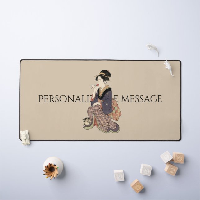 Alfombrilla de ratón inspirada en Ukiyo-e – Dramát (Mesa para niños)