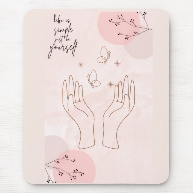 Alfombrilla De Ratón inspirational (Frente)