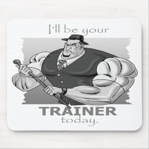 Alfombrilla De Ratón Instructor personal Mousepad de Gangsta