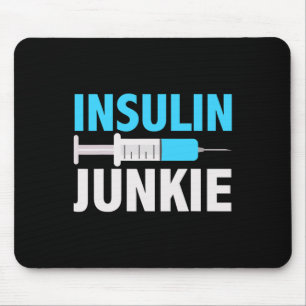Alfombrilla De Ratón Insulina Junkie Guay Evita el Regalo de la Diabete