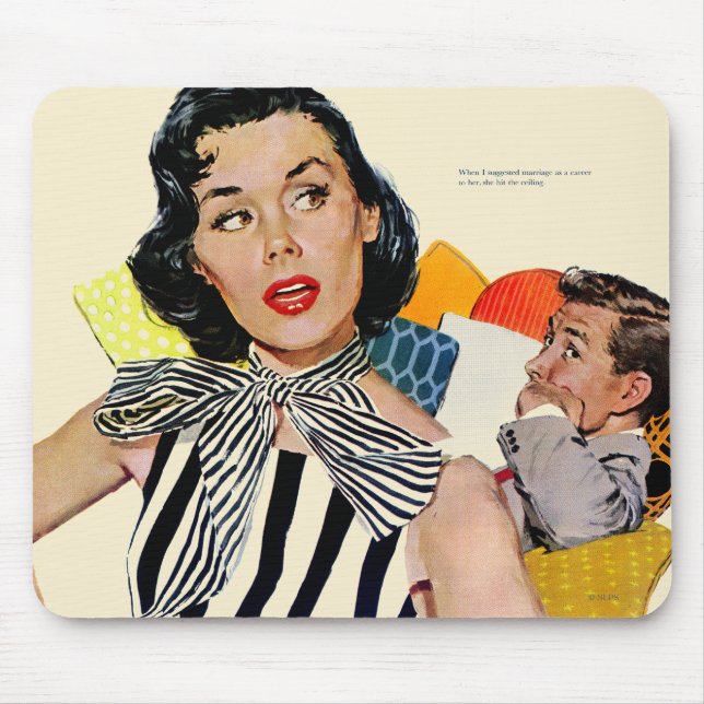 Alfombrilla De Ratón Insulted de señora Was (Frente)