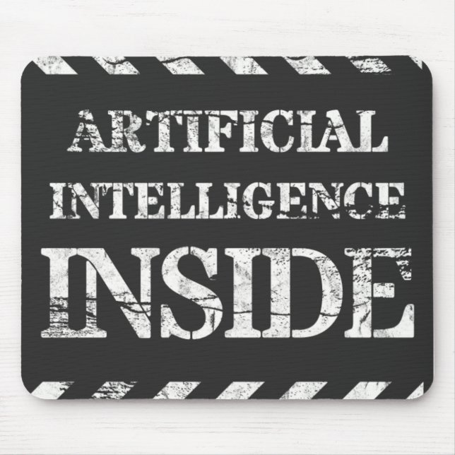 Alfombrilla De Ratón Inteligencia artificial en el interior (Frente)