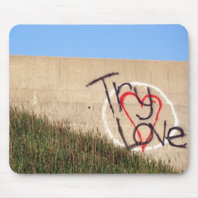 Alfombrilla De Ratón Intentar amar (Frente)