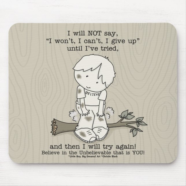 Alfombrilla De Ratón Intentar de nuevo (Frente)