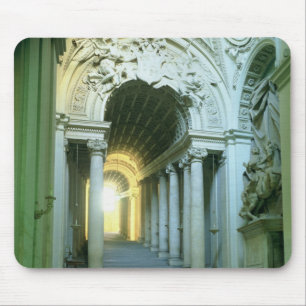 Alfombrilla De Ratón Interior con la vista de la escalera