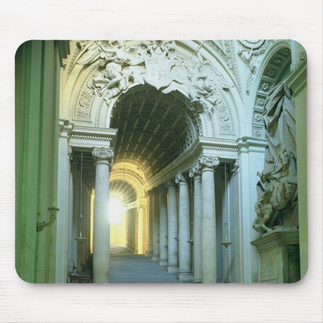 Alfombrilla De Ratón Interior con la vista de la escalera (Frente)