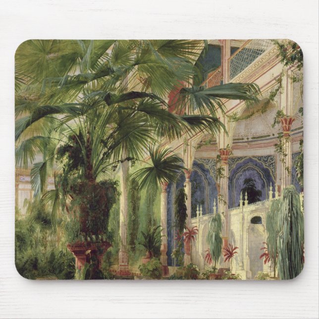 Alfombrilla De Ratón Interior de la casa de palma en Potsdam, 1833 (Frente)