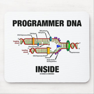 Alfombrilla De Ratón Interior de la DNA del programador (réplica de la