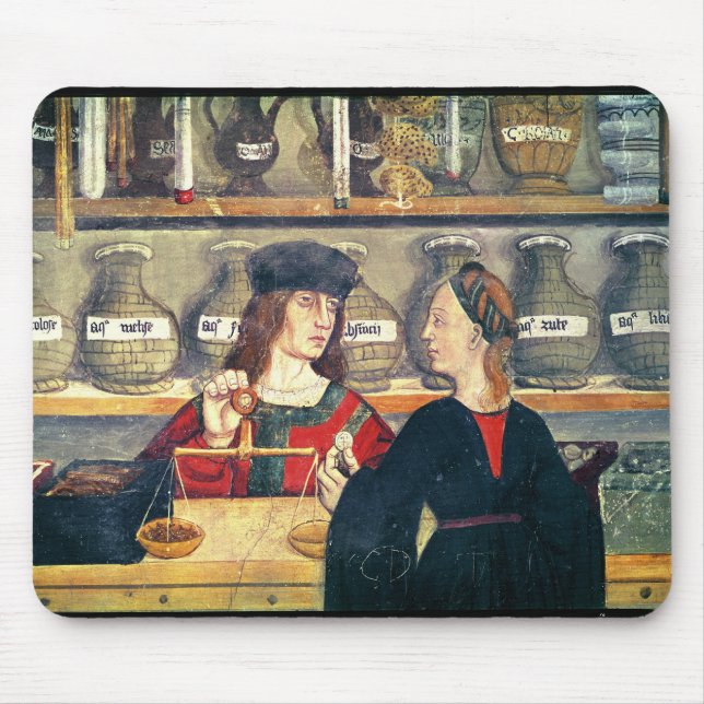 Alfombrilla De Ratón Interior de una farmacia (Frente)