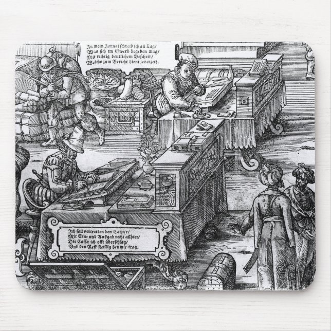 Alfombrilla De Ratón Interior del banco (Frente)