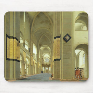 Alfombrilla De Ratón Interior del Marienkirche en Utrecht, 1638