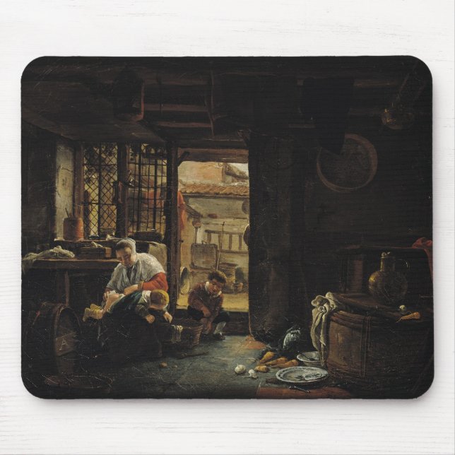 Alfombrilla De Ratón Interior rústico (Frente)