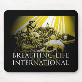 Alfombrilla De Ratón International de respiración de la vida