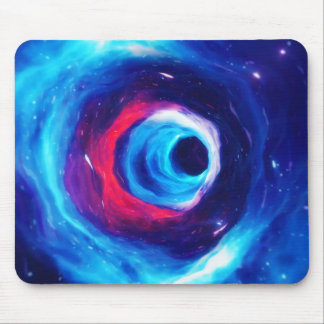 Alfombrilla De Ratón "Into the Wormhole" Space Art Mousepad