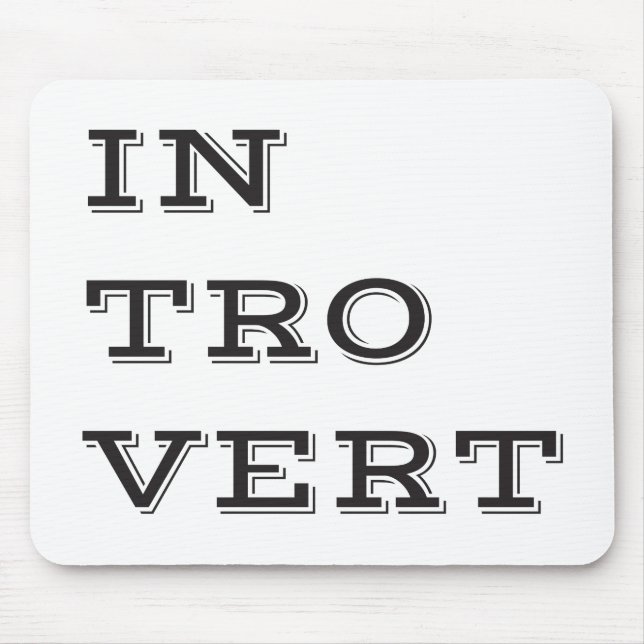 Alfombrilla De Ratón Introvert Mousepad (Frente)