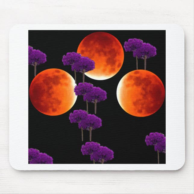 Alfombrilla De Ratón Intrusión púrpura (Frente)