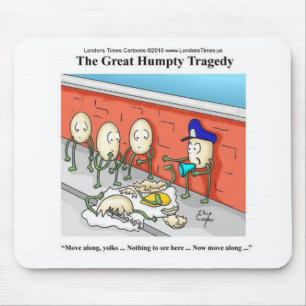 Alfombrilla De Ratón Investigación policial de Humpty Dumpty Regalos di