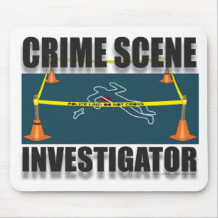 ALFOMBRILLA DE RATÓN INVESTIGADOR DE LA ESCENA DEL CRIMEN