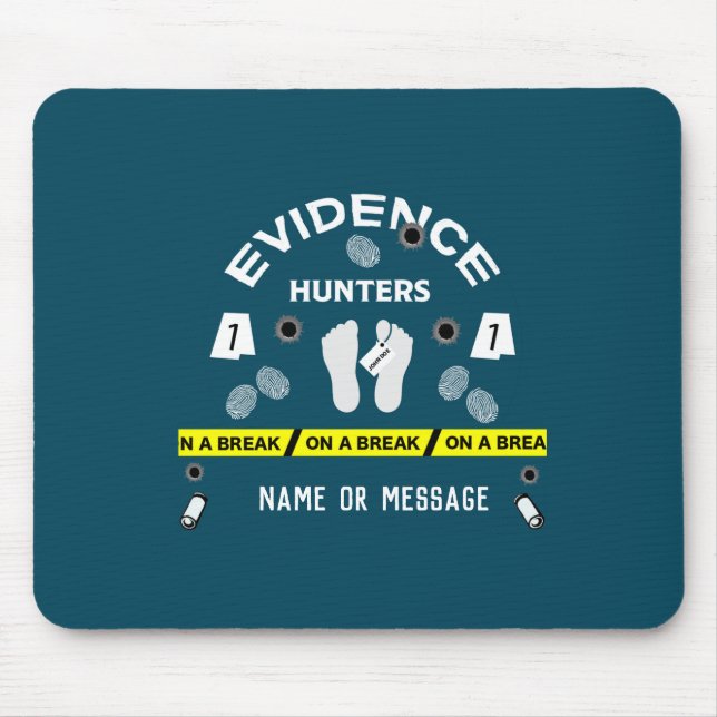 Alfombrilla De Ratón Investigador forense de criminalidad (Frente)