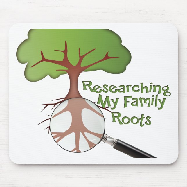Alfombrilla De Ratón Investigando las raíces de mi familia (Frente)