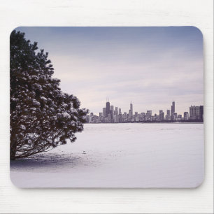 Alfombrilla De Ratón invierno precioso Chicago - mousepads