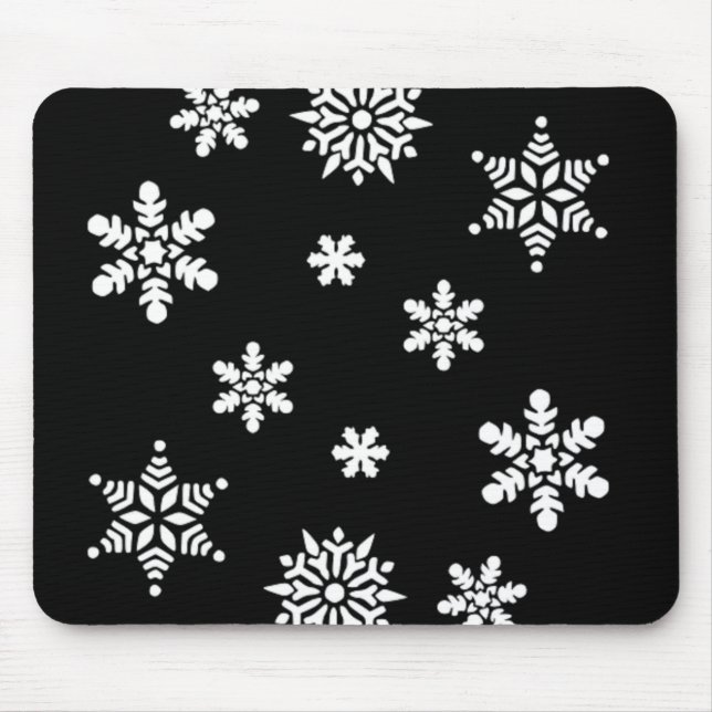 ALFOMBRILLA DE RATÓN INVIERNO SNOWFLAKES (Frente)