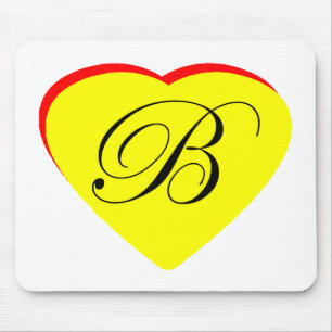 Alfombrilla De Ratón Invitación a la boda B de color rojo amarillo cora