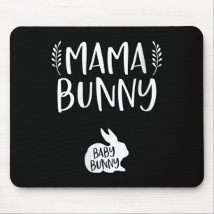 Alfombrilla De Ratón Invitación de embarazo de Pascua Mama Bunny Ba