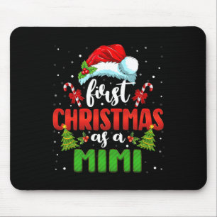 Alfombrilla De Ratón Invitación Santa Primera Navidad Como Familia Mimi