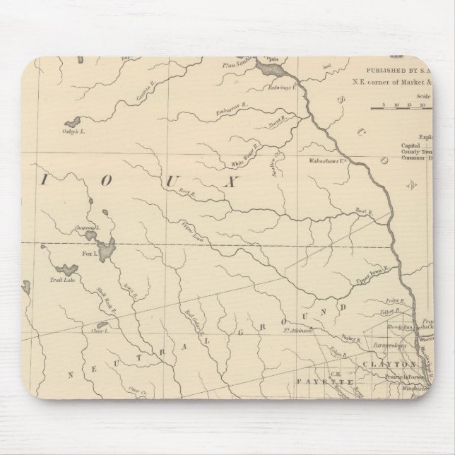 Alfombrilla De Ratón Iowa 2 (Frente)