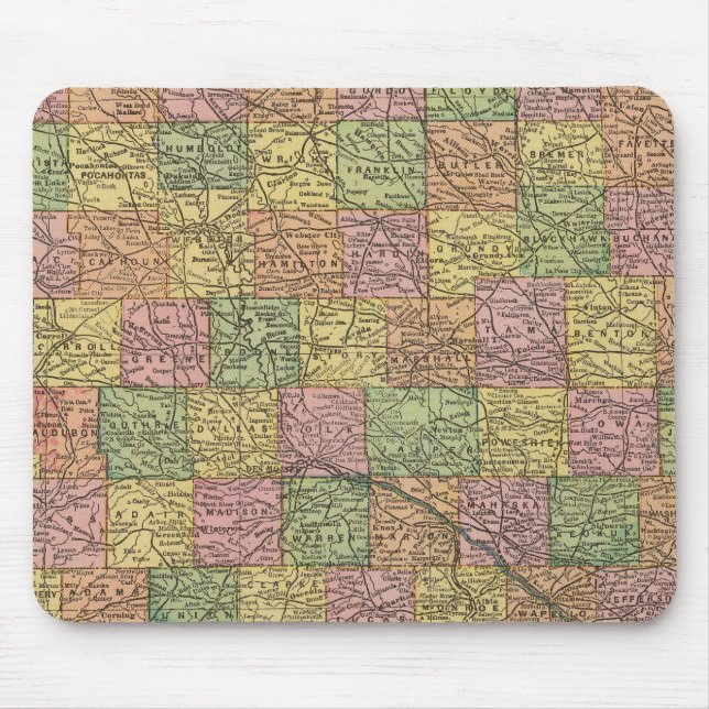 Alfombrilla De Ratón Iowa 8 (Frente)