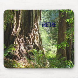 Alfombrilla De Ratón iRETIRAR alfombrilla para ratón Redwoods Trees