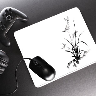 Alfombrilla De Ratón Iris chino - bw