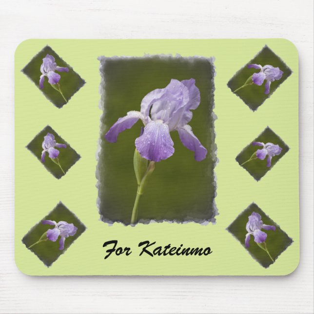 Alfombrilla De Ratón Iris Mouse pad, For Kateinmo (Frente)