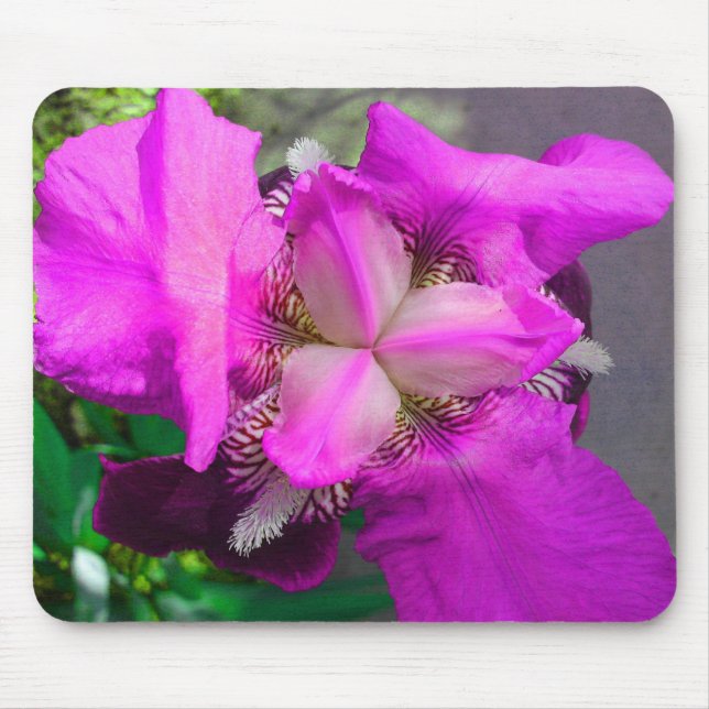 Alfombrilla De Ratón Iris Mousepad rosa (Frente)