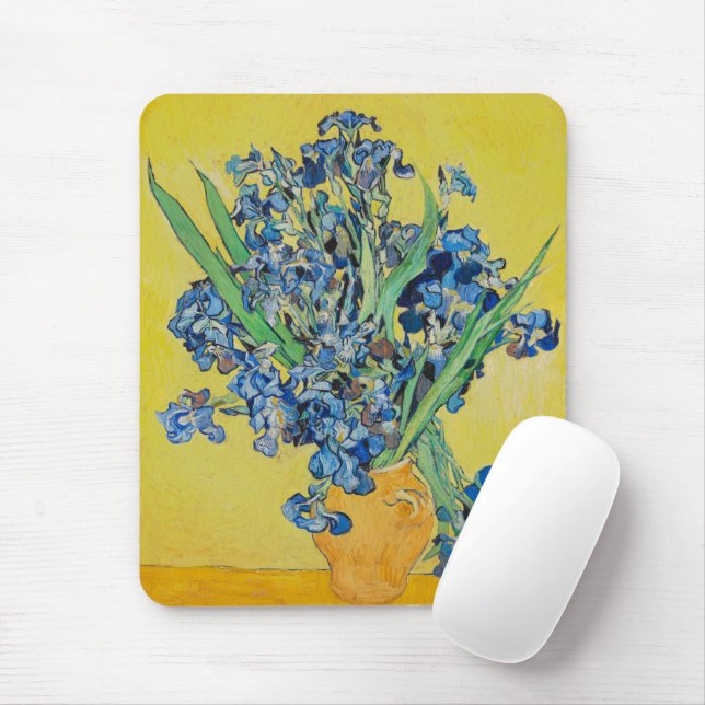 Alfombrilla De Ratón Iris Vincent van Gogh        (Con ratón)