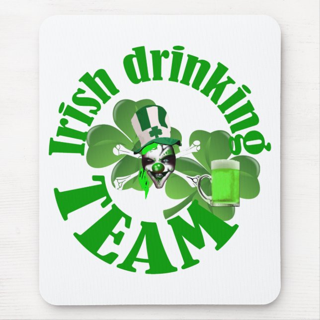 Alfombrilla De Ratón Irish drinking team (Frente)