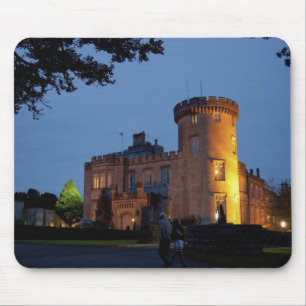 Alfombrilla De Ratón Irlanda, el castillo de Dromoland iluminado al ano