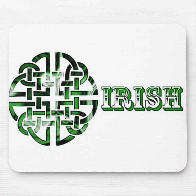 Alfombrilla De Ratón ¡Irlandés céltico Mousepad! (Frente)